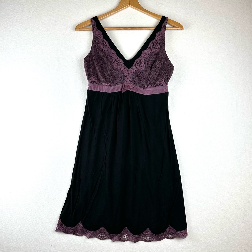 Soma Lace Babydoll Chemise Stretch Dress Nightgown Romantic